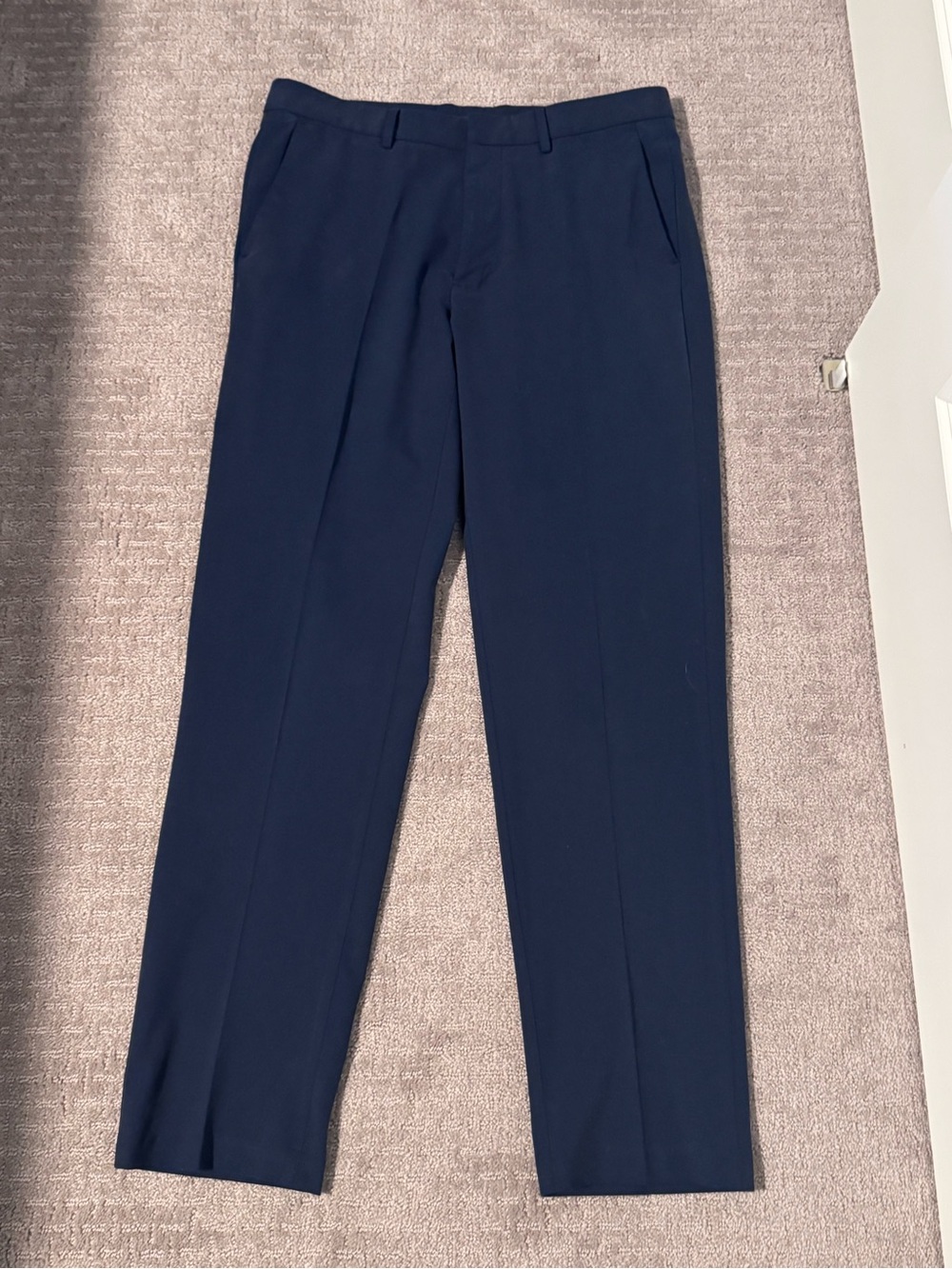 J. M. Haggar Men's Tailored Navy Dress Pants - Slim Fit